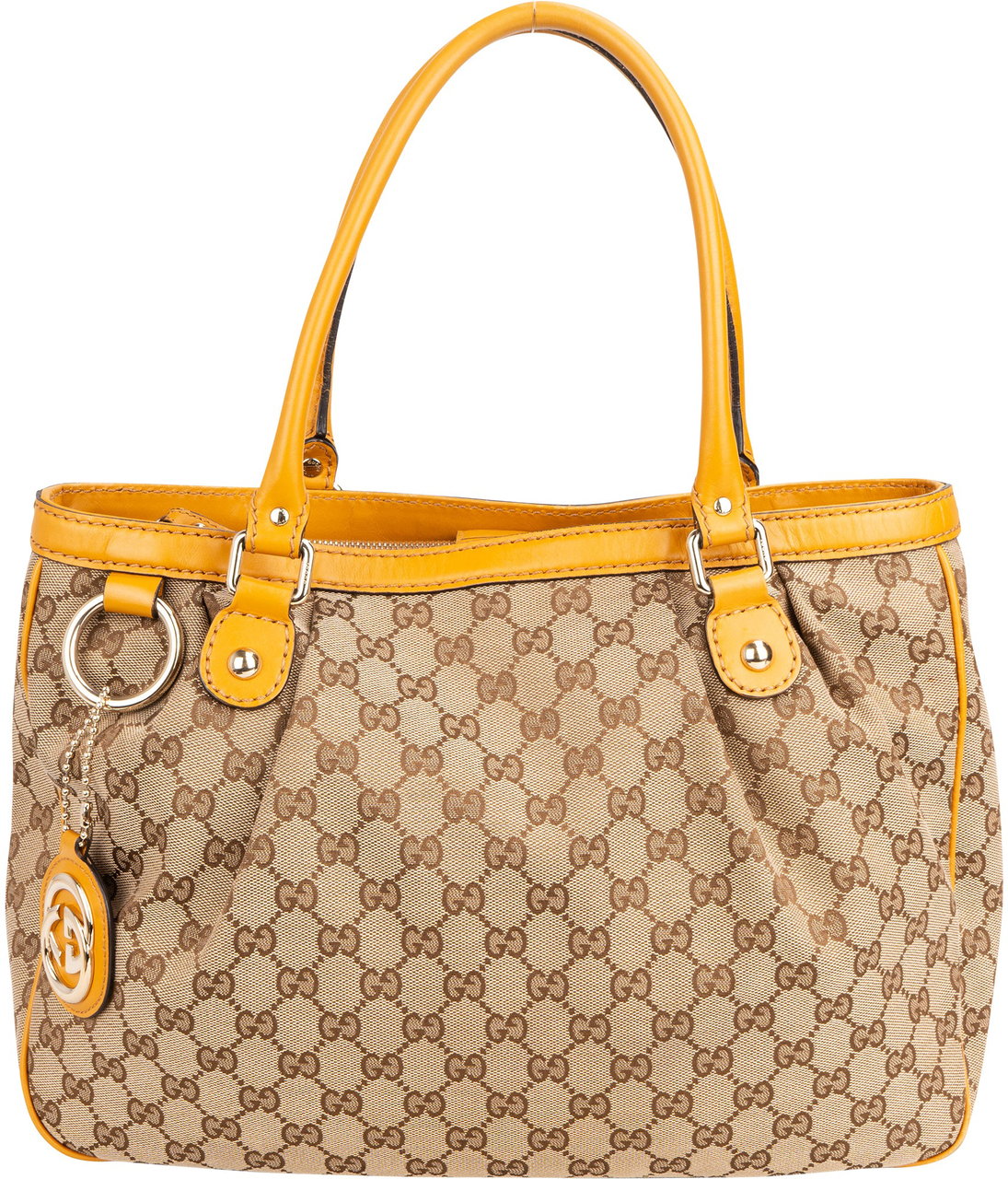 Gucci Gucci GG Monogram Sukey Handbag Bruin