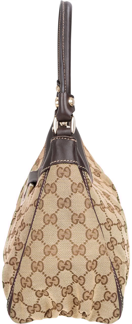 Gucci Gucci GG Monogram Abbey Handbag Bruin