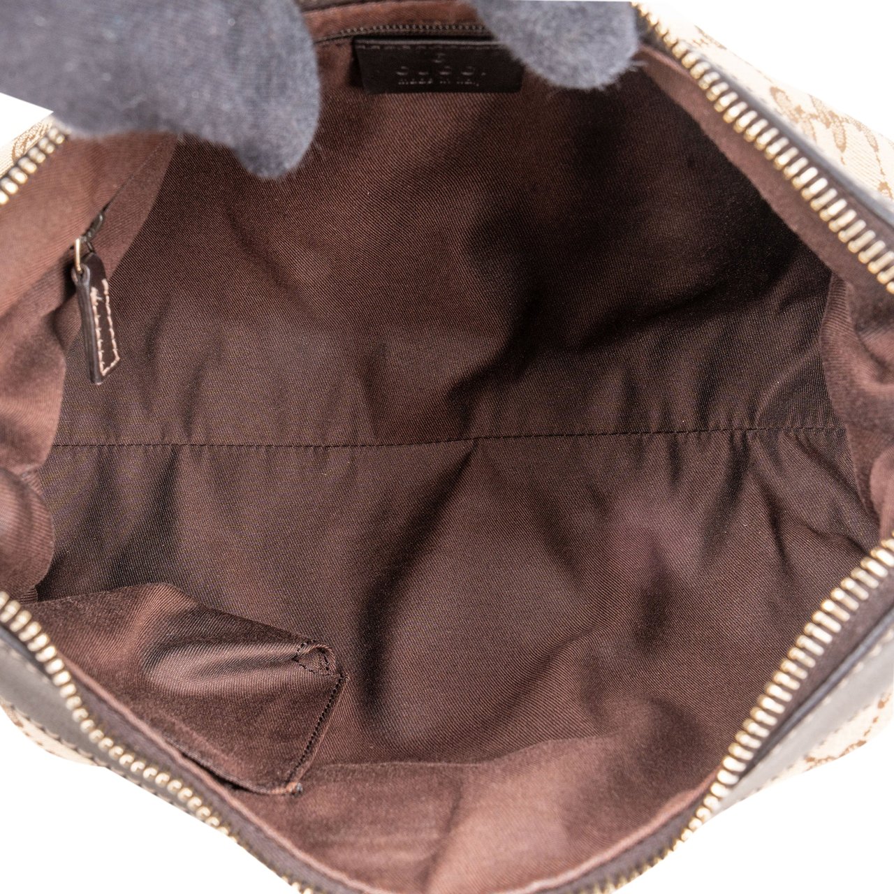 Gucci Gucci GG Monogram Abbey Handbag Bruin