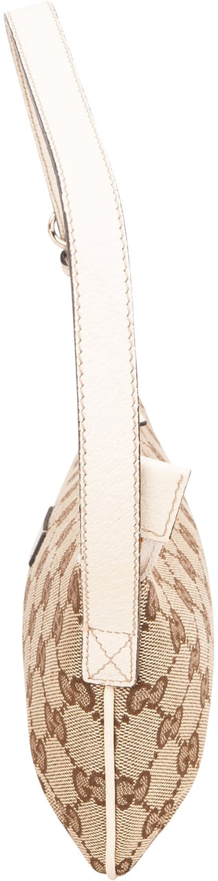 Gucci Gucci Canvas Monogram Boat Handbag Bruin