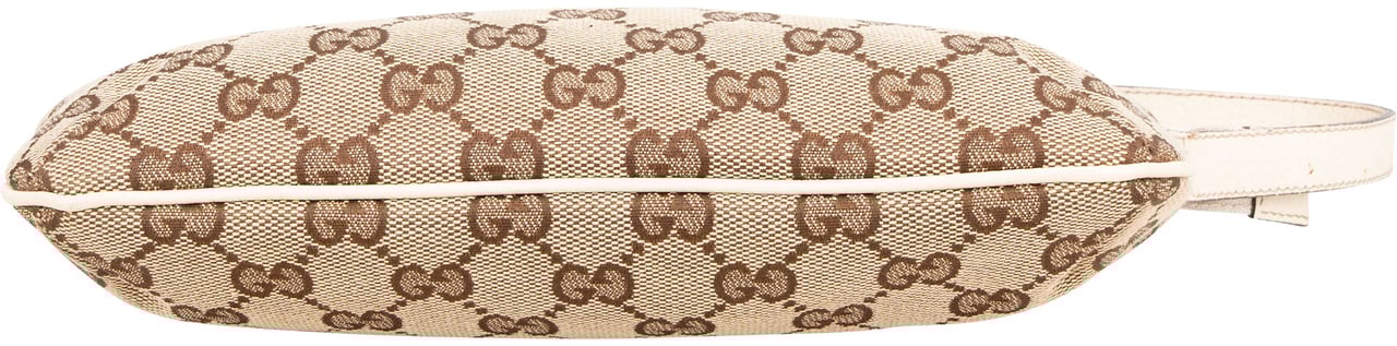 Gucci Gucci Canvas Monogram Boat Handbag Bruin