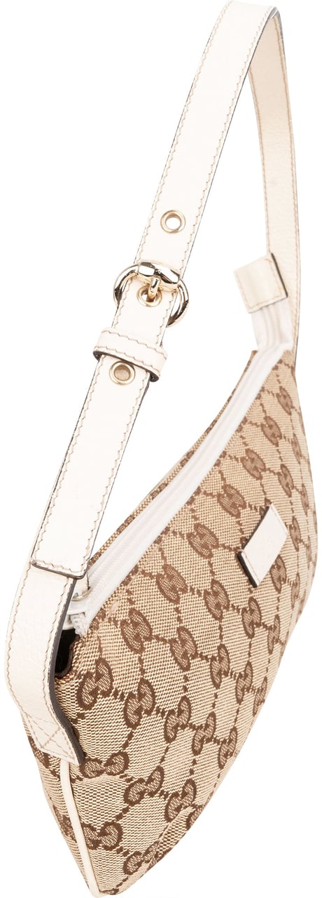 Gucci Gucci Canvas Monogram Boat Handbag Bruin