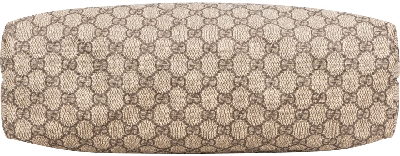 Gucci Gucci Canvas GG Monogram Sherry Line Handbag Bruin