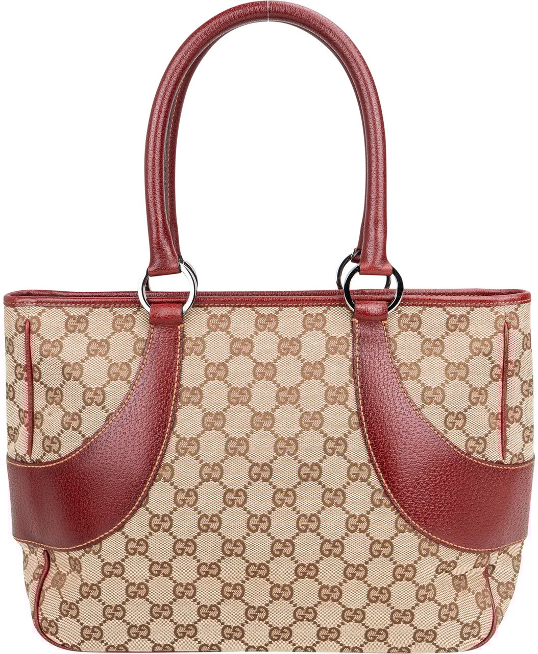 Gucci Gucci GG Monogram Handbag Bruin