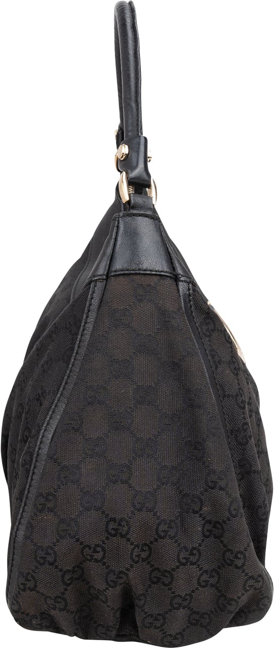 Gucci Gucci GG Monogram Abbey Handbag Zwart
