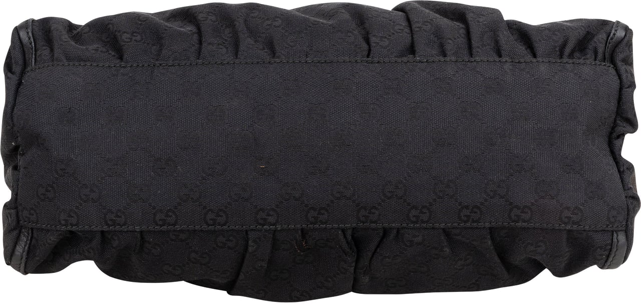 Gucci Gucci GG Monogram Abbey Handbag Zwart