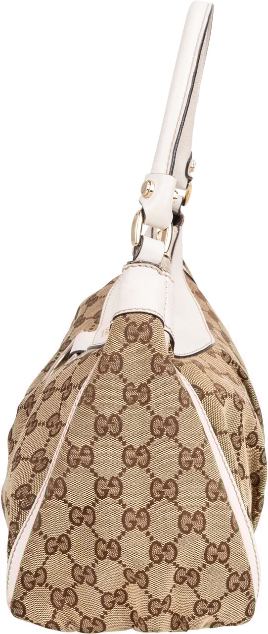 Gucci Gucci GG Monogram Abbey Handbag Bruin