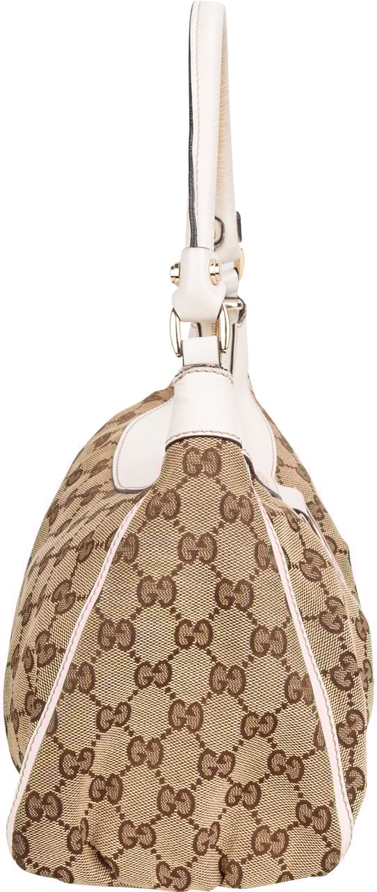 Gucci Gucci GG Monogram Abbey Handbag Bruin