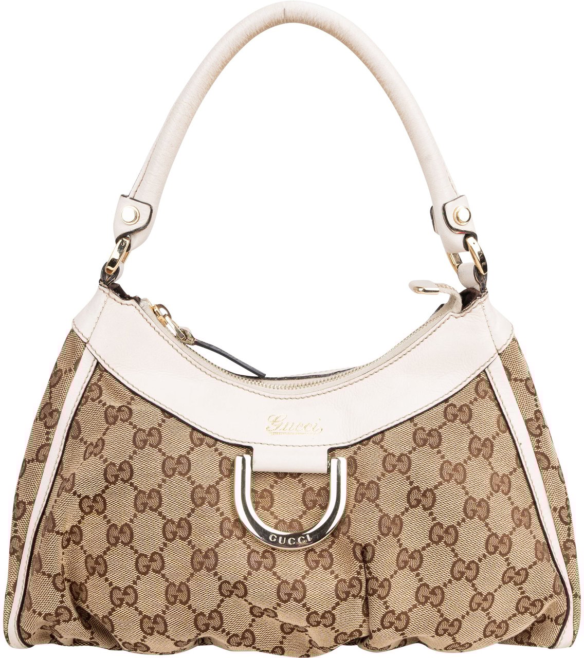 Gucci Gucci GG Monogram Abbey Handbag Bruin