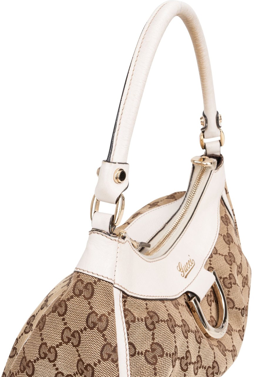 Gucci Gucci GG Monogram Abbey Handbag Bruin