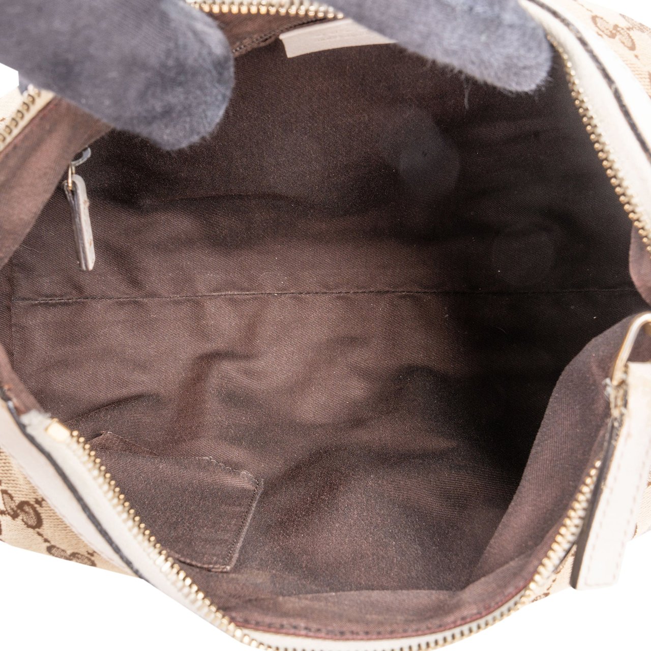 Gucci Gucci GG Monogram Abbey Handbag Bruin