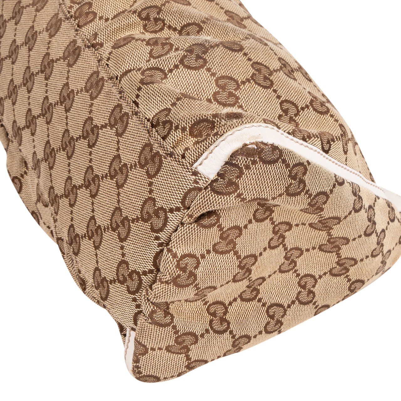 Gucci Gucci GG Monogram Abbey Handbag Bruin