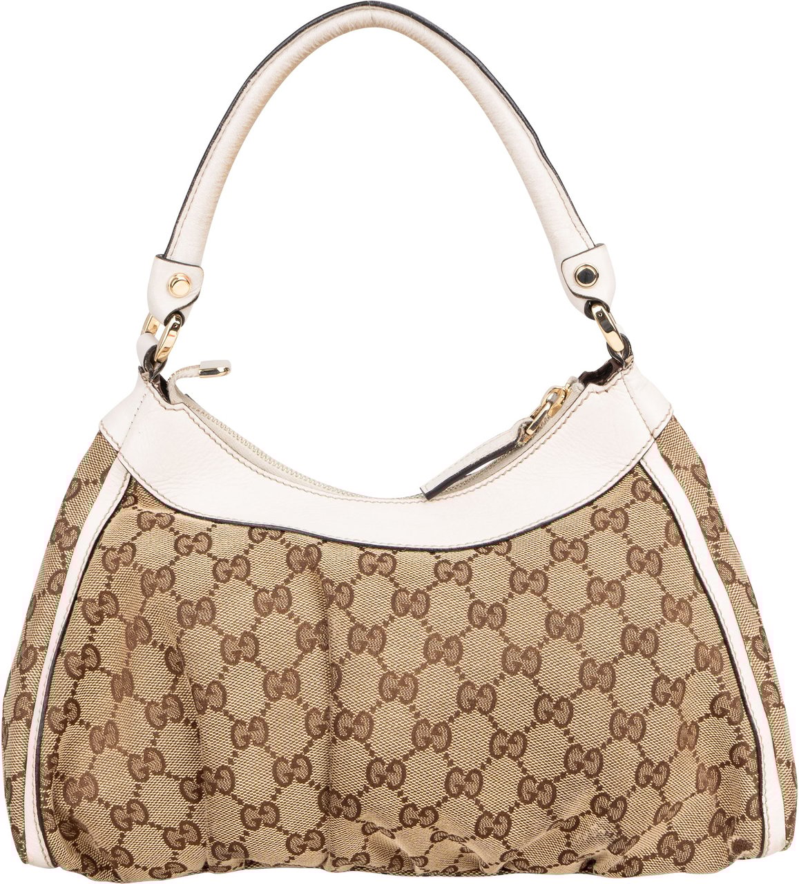 Gucci Gucci GG Monogram Abbey Handbag Bruin