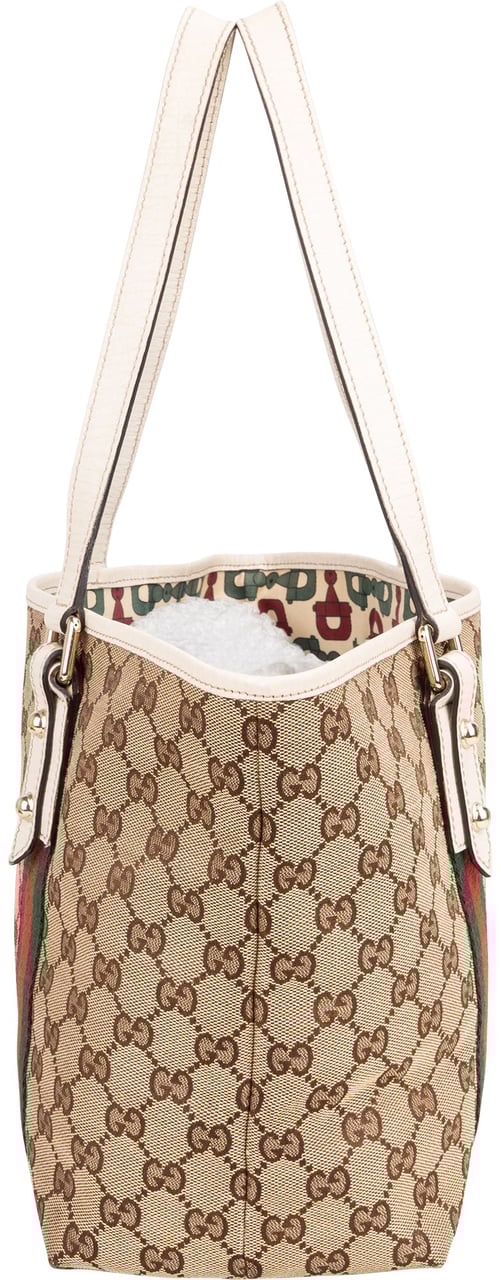 Gucci Gucci GG Monogram Jolicoeuer Handbag Bruin