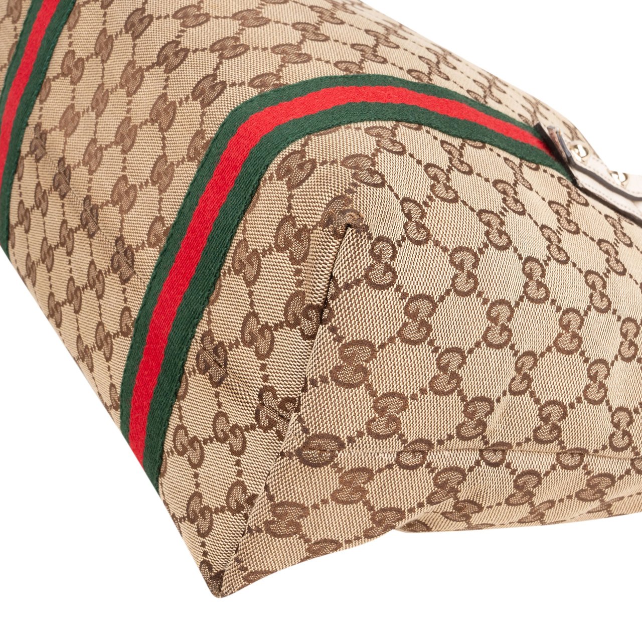 Gucci Gucci GG Monogram Jolicoeuer Handbag Bruin