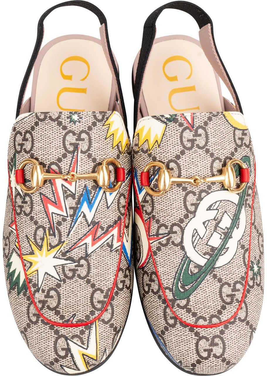 Gucci Gucci Limited GG Monogram Princetons Slipper (31) Bruin