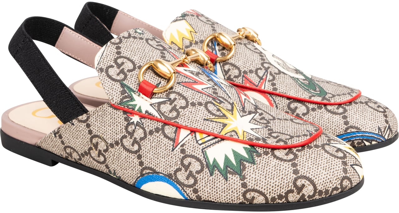 Gucci Gucci Limited GG Monogram Princetons Slipper (31) Bruin