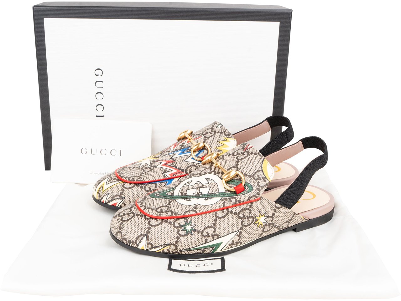 Gucci Gucci Limited GG Monogram Princetons Slipper (31) Bruin