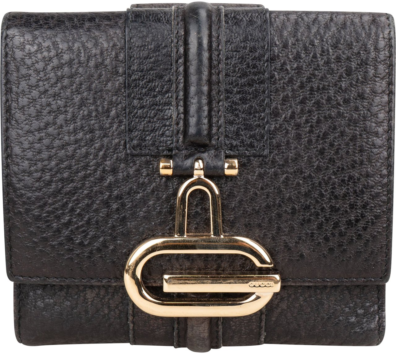 Gucci Gucci Leather Jackie Wallet Zwart