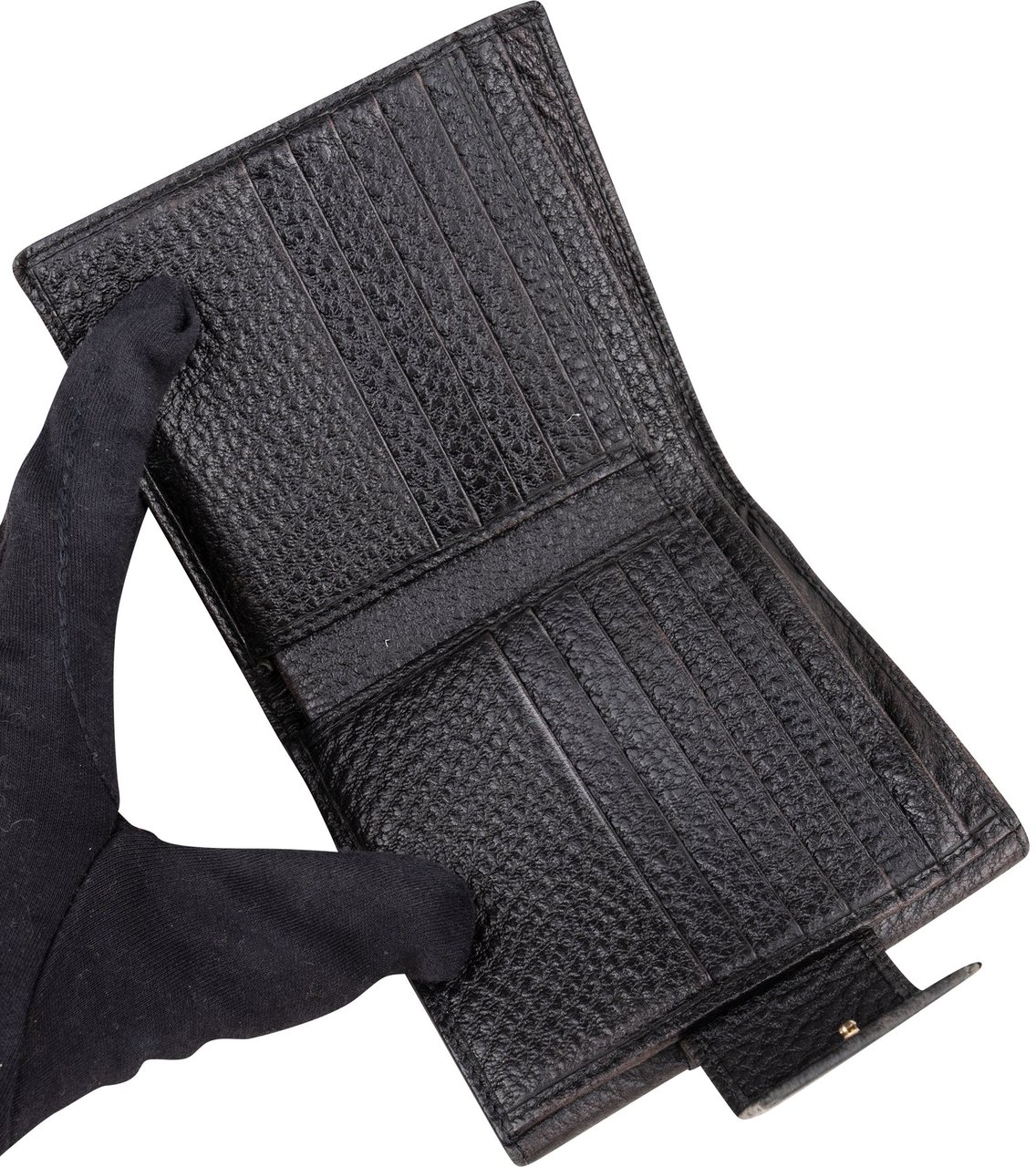 Gucci Gucci Leather Jackie Wallet Zwart