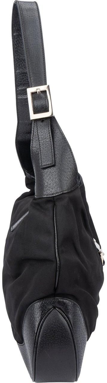 Gucci Gucci Classic Cotton Jackie Shoulder Bag Zwart