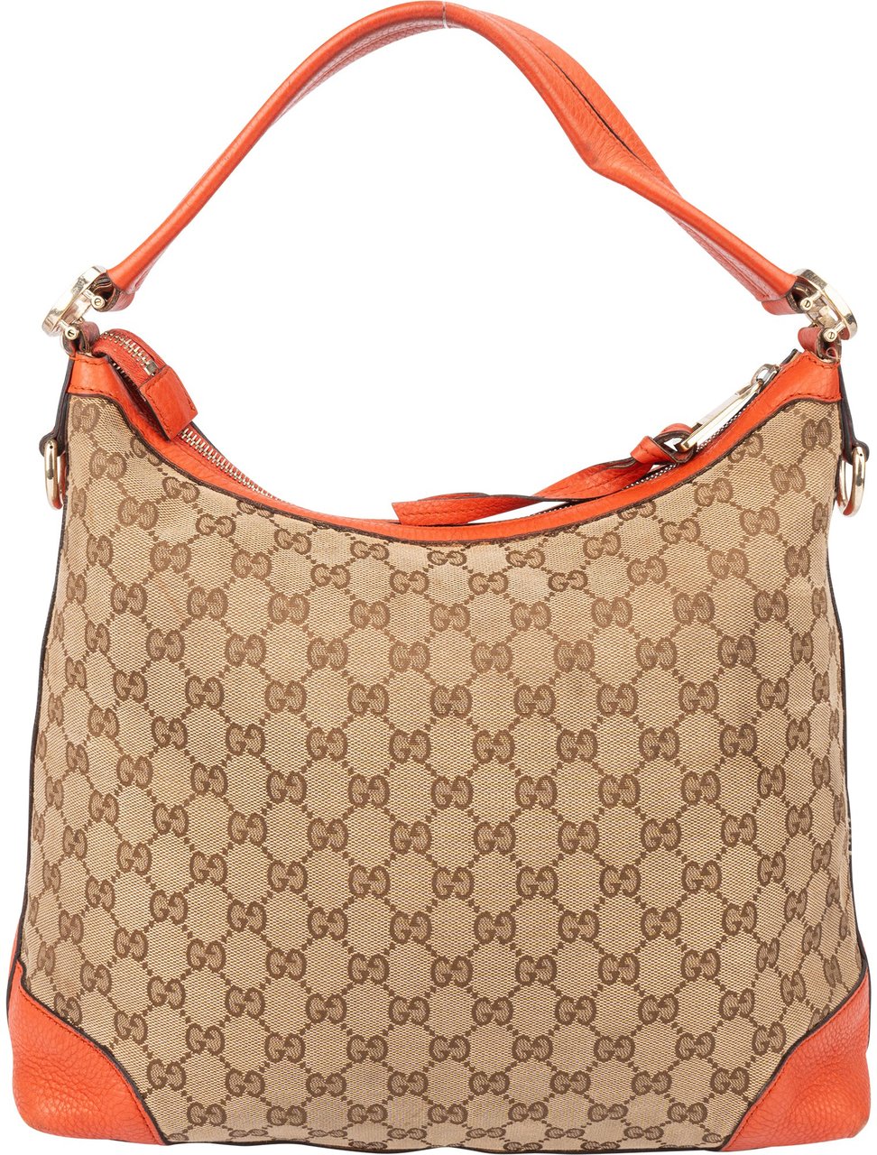 Gucci Gucci GG Monogram Handbag Bruin