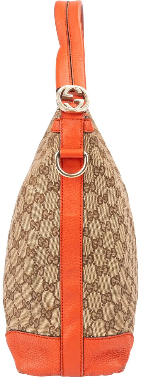 Gucci Gucci GG Monogram Handbag Bruin