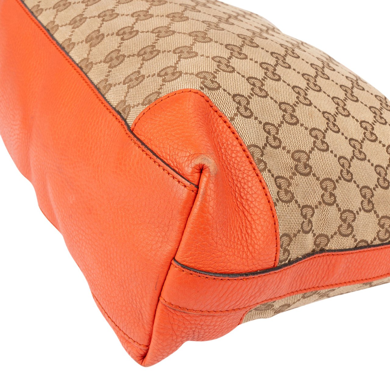 Gucci Gucci GG Monogram Handbag Bruin