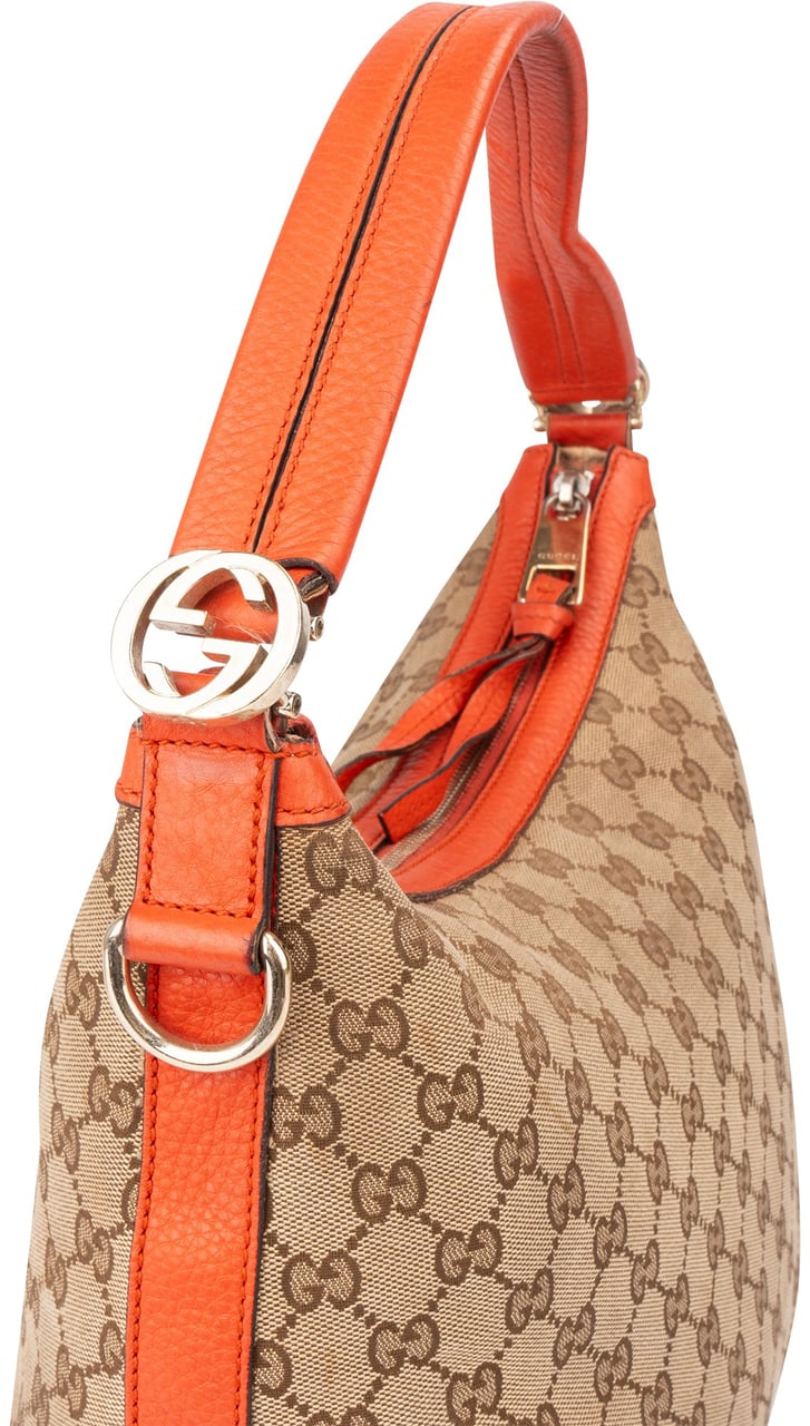Gucci Gucci GG Monogram Handbag Bruin