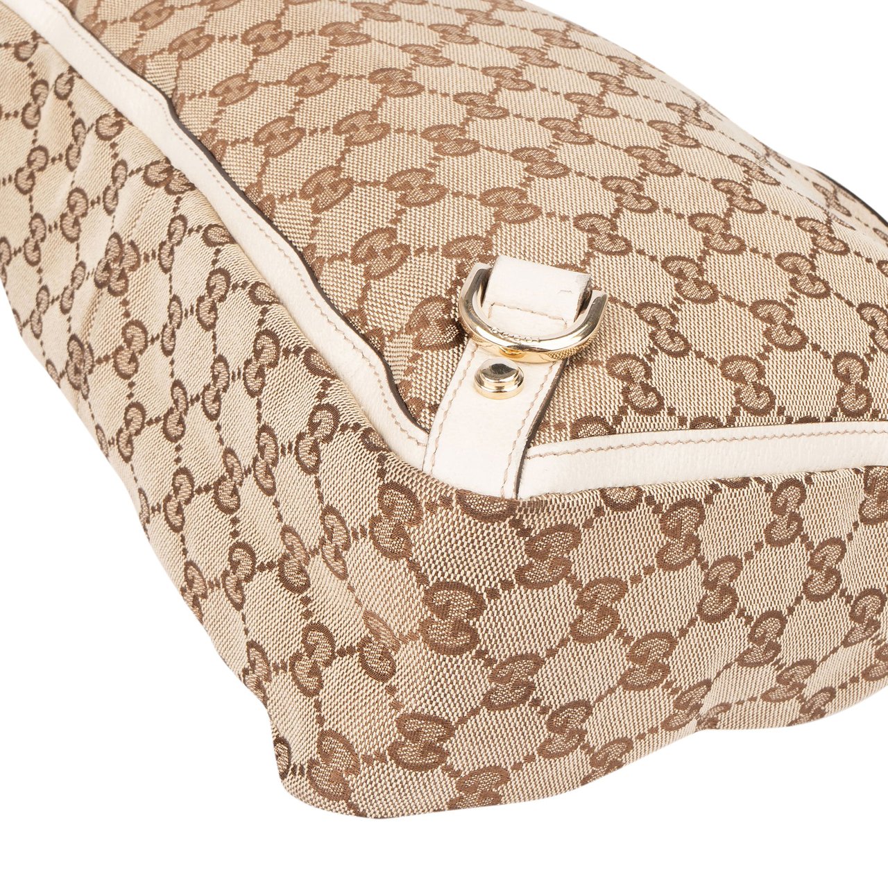 Gucci Gucci GG Monogram Abbey Handbag Bruin
