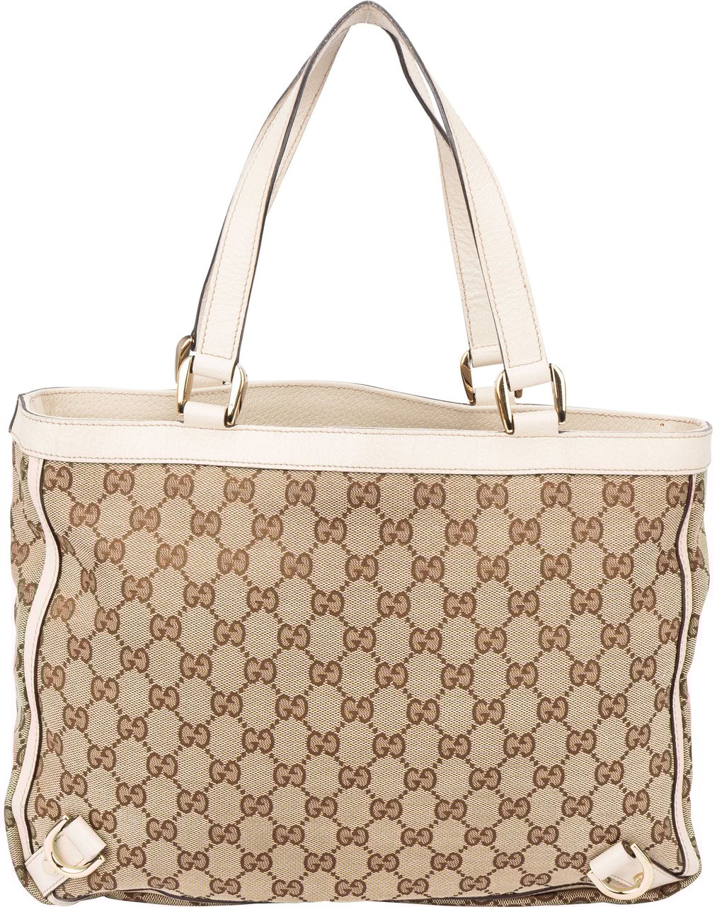 Gucci Gucci GG Monogram Abbey Handbag Bruin