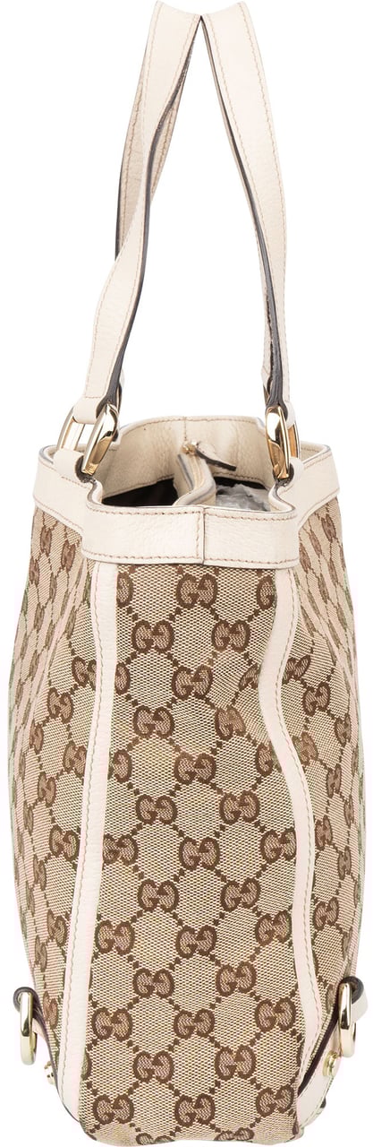 Gucci Gucci GG Monogram Abbey Handbag Bruin