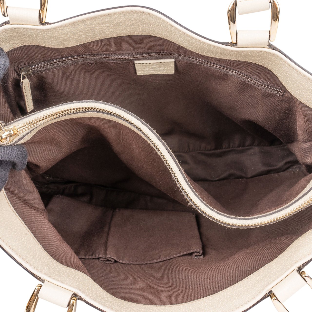 Gucci Gucci GG Monogram Abbey Handbag Bruin