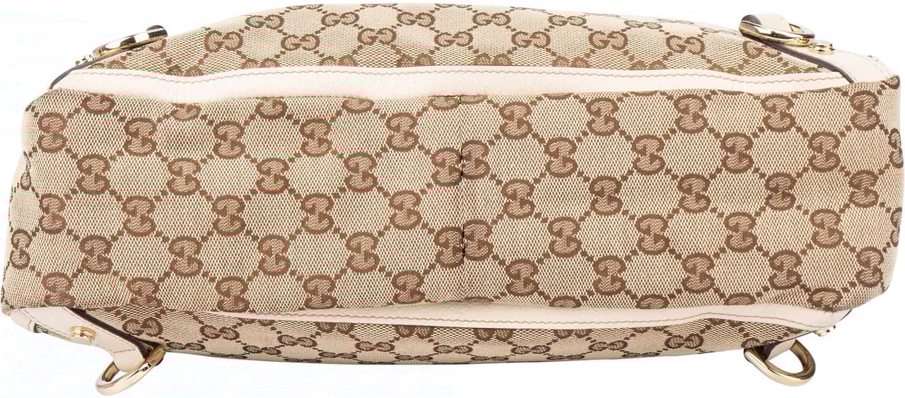 Gucci Gucci GG Monogram Abbey Handbag Bruin