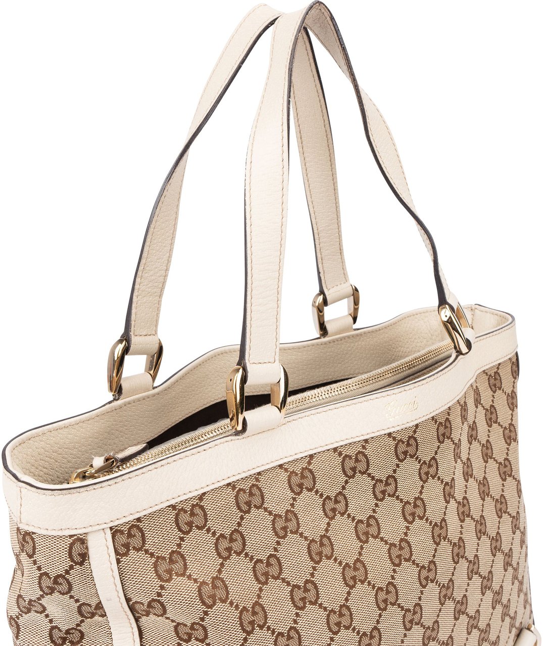 Gucci Gucci GG Monogram Abbey Handbag Bruin