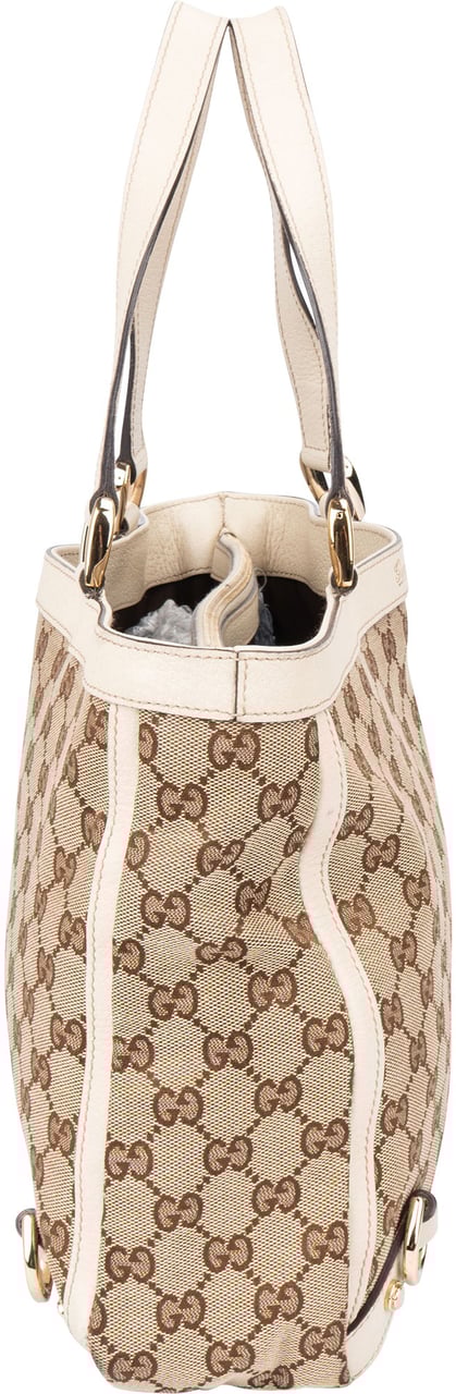Gucci Gucci GG Monogram Abbey Handbag Bruin