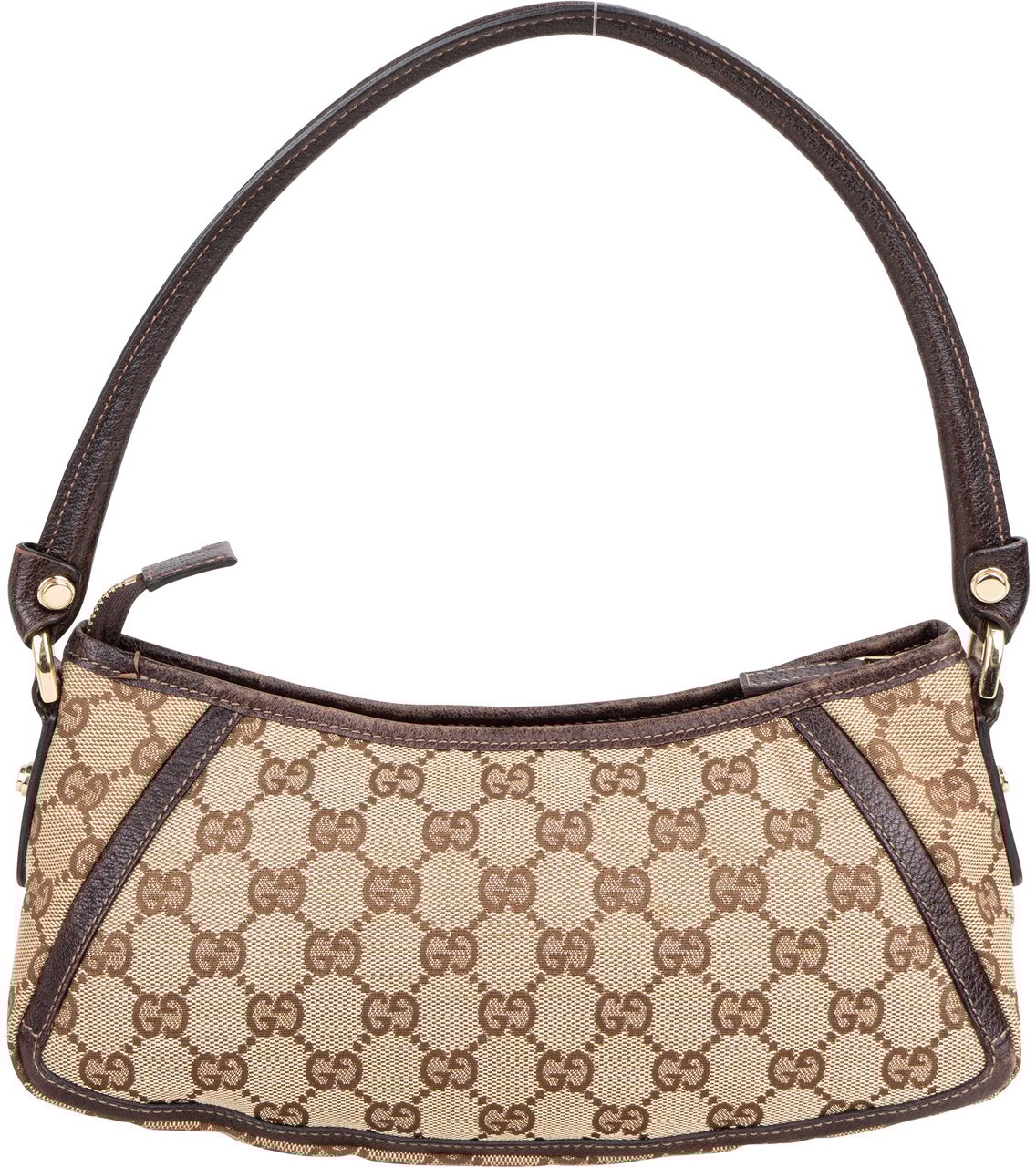 Gucci Gucci GG Monogram Abbey Shoulder Bag Bruin