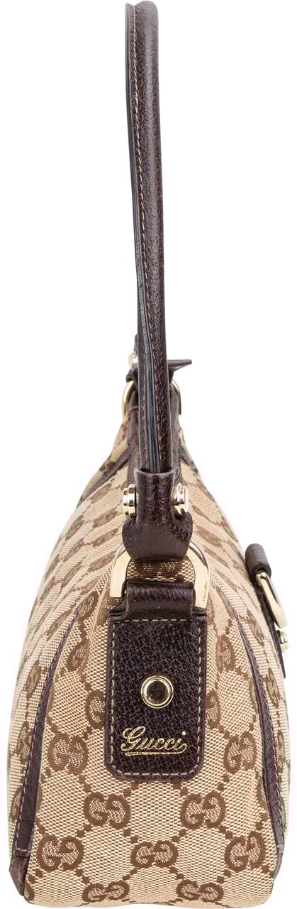 Gucci Gucci GG Monogram Abbey Shoulder Bag Bruin