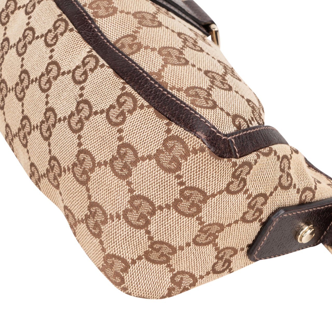 Gucci Gucci GG Monogram Abbey Shoulder Bag Bruin