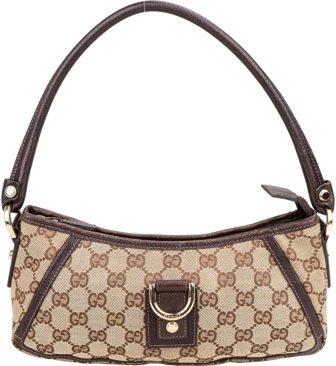 Gucci Gucci GG Monogram Abbey Shoulder Bag Bruin
