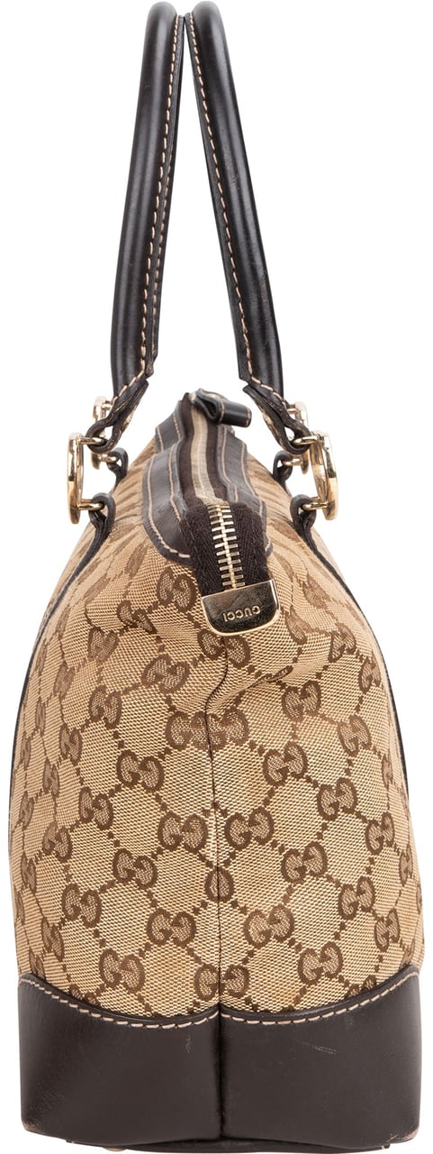 Gucci Gucci GG Monogram Heart Handbag Bruin