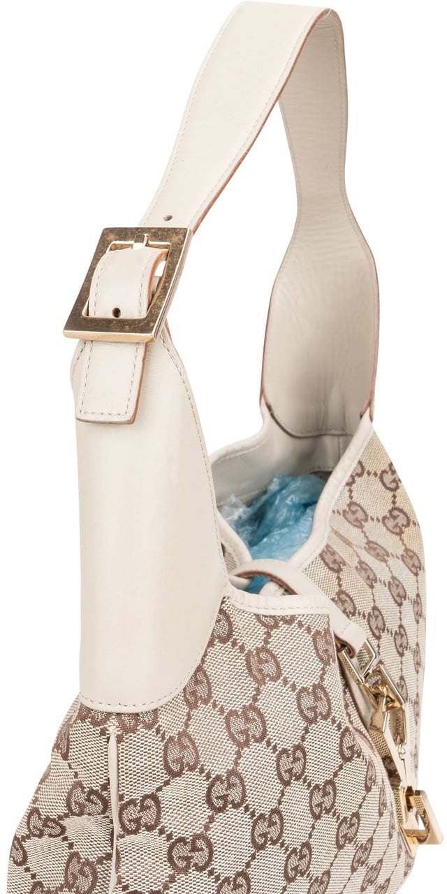 Gucci Gucci GG Monogram Jackie Handbag Bruin
