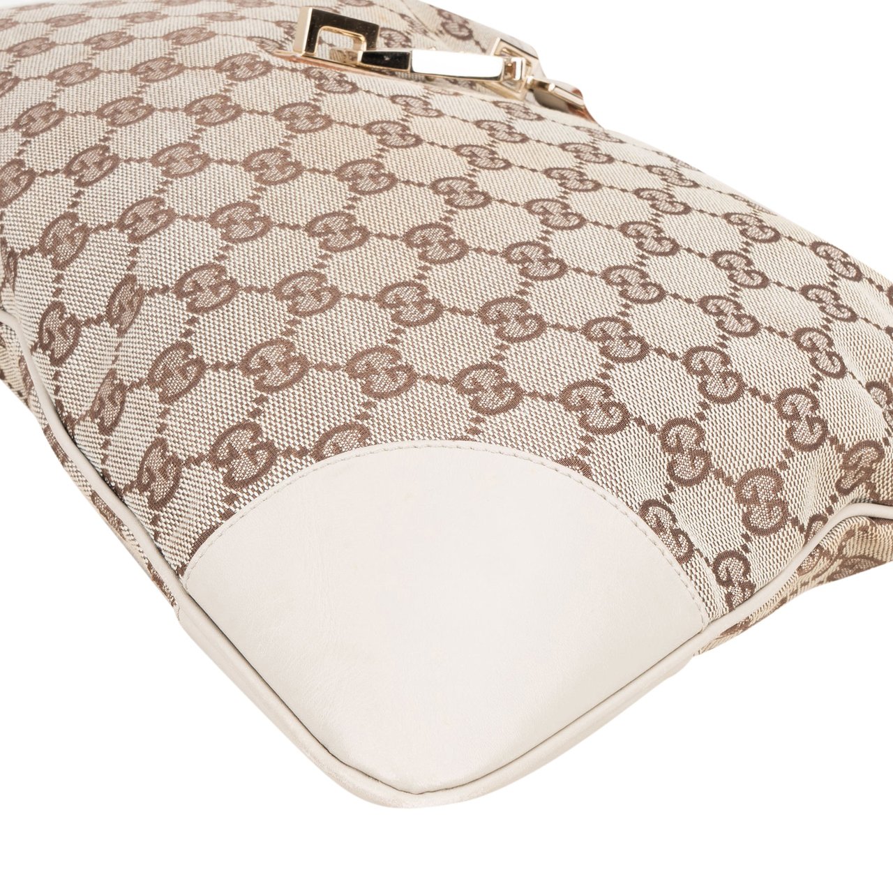 Gucci Gucci GG Monogram Jackie Handbag Bruin