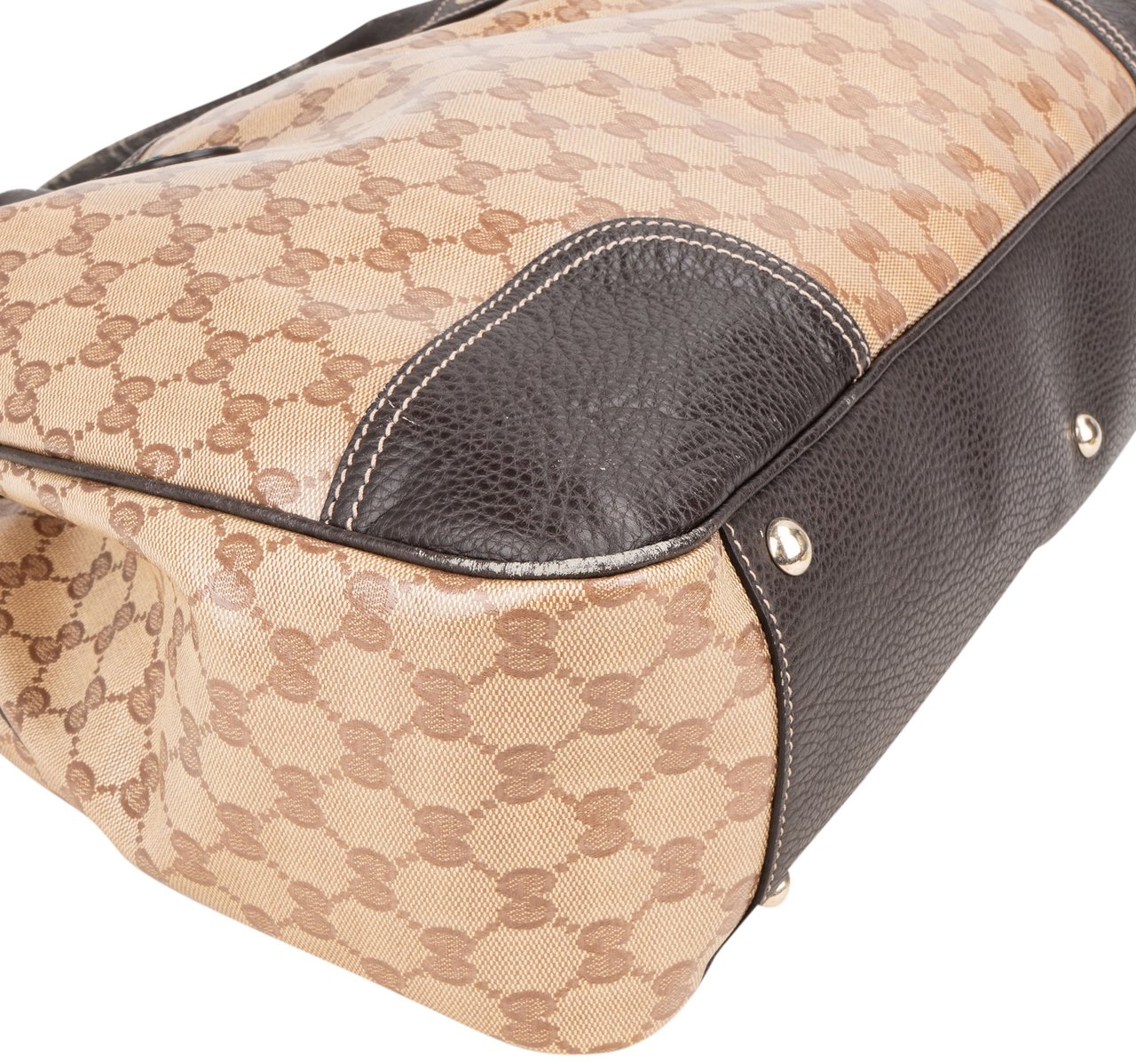 Gucci Gucci GG Monogram Princy Handbag Bruin