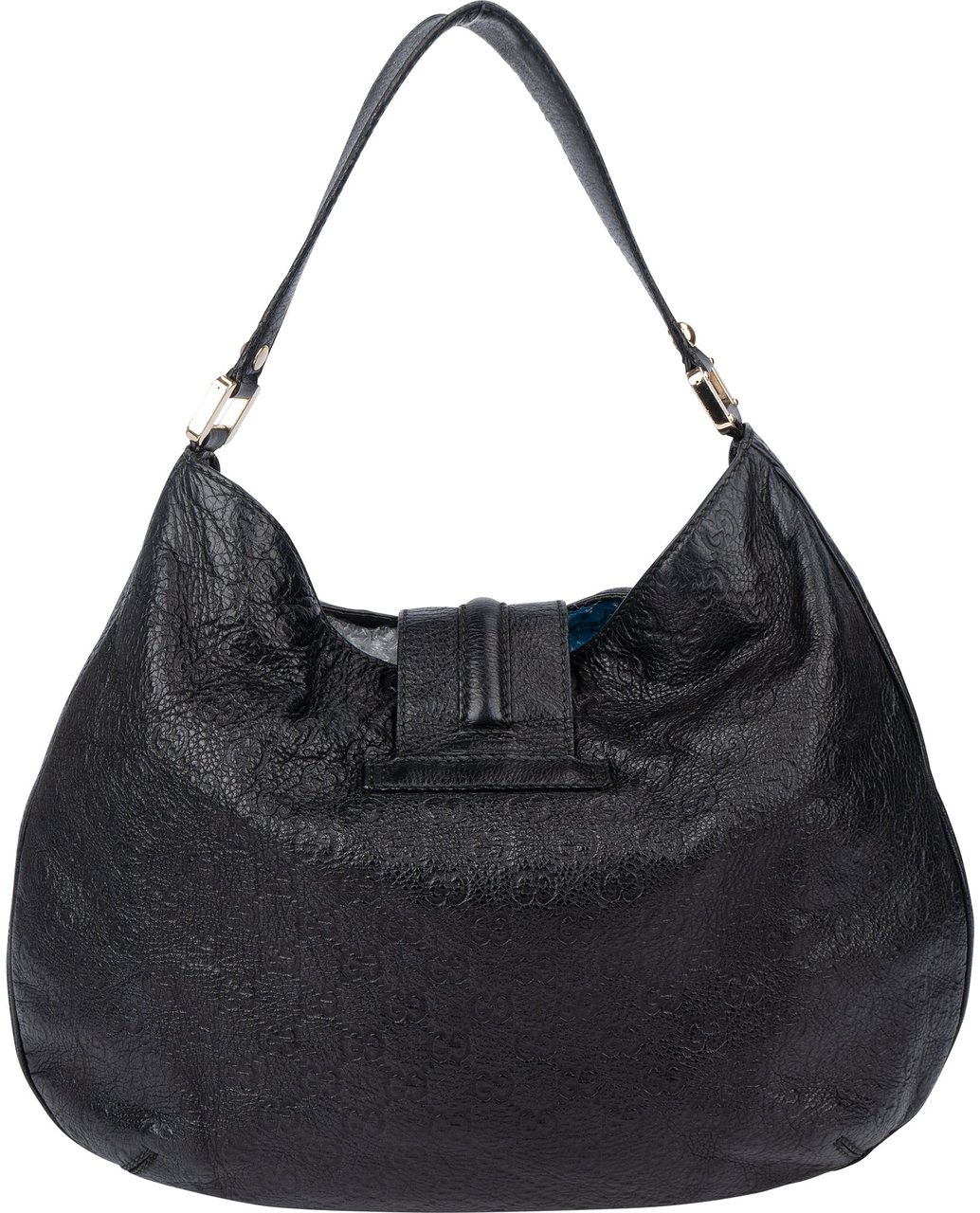 Gucci Gucci Lather GG Monogram Handbag Zwart