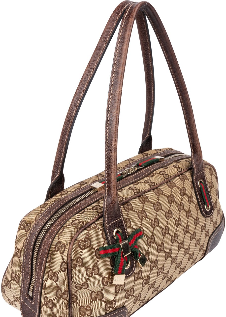 Gucci Gucci GG Monogram Princy Handbag Bruin