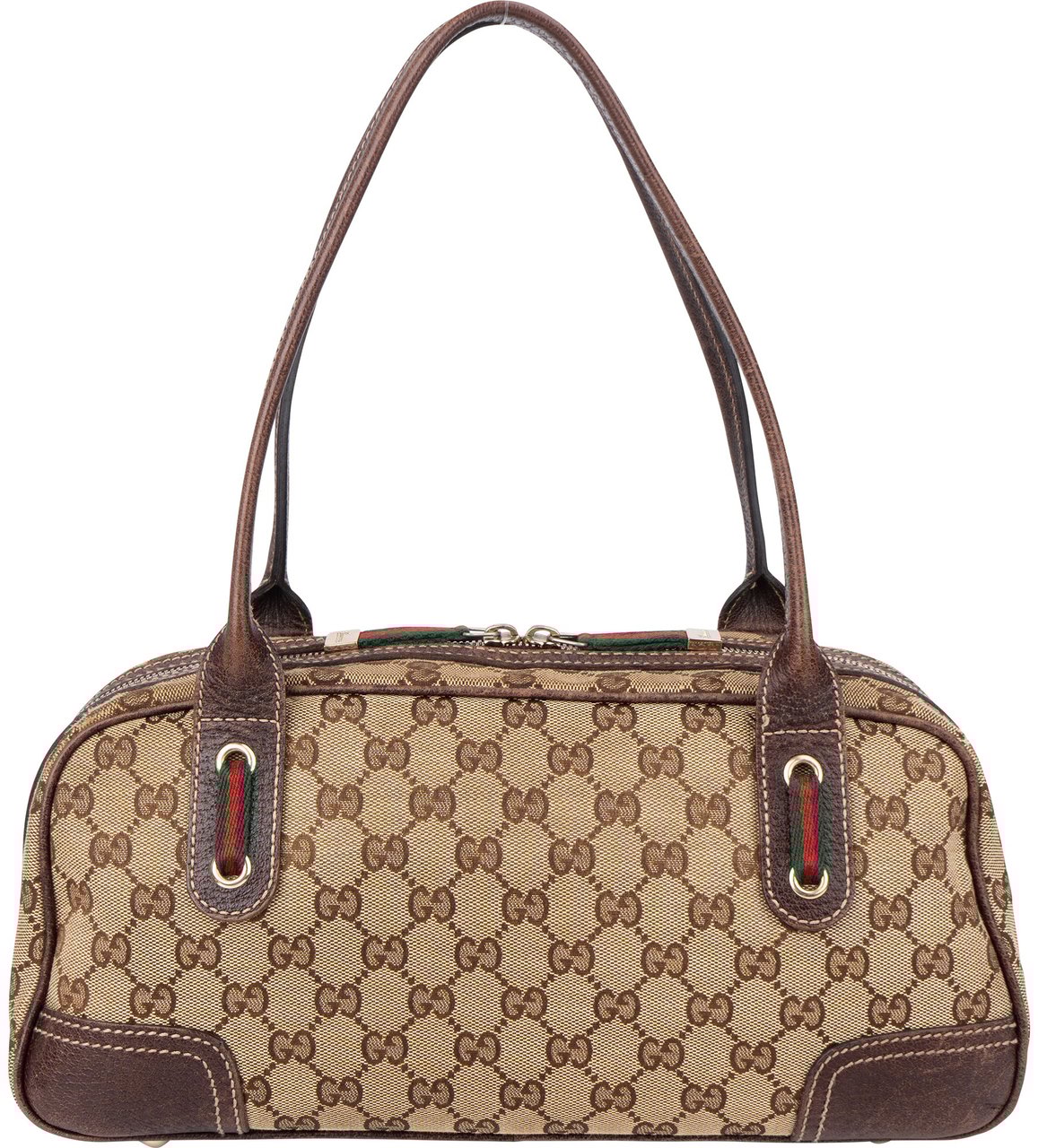 Gucci Gucci GG Monogram Princy Handbag Bruin