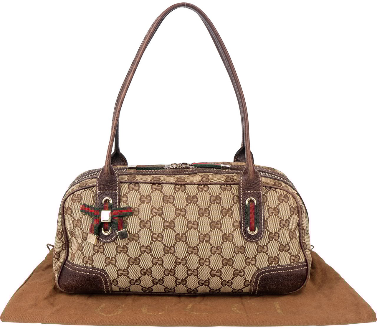 Gucci Gucci GG Monogram Princy Handbag Bruin