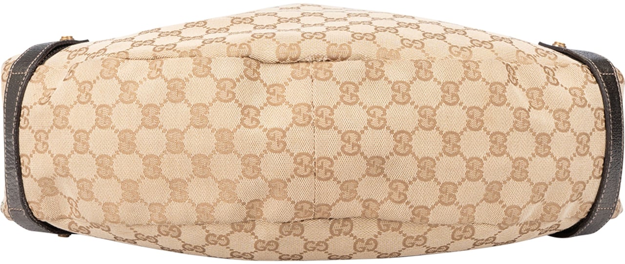 Gucci Gucci GG Monogram Abbey Handbag Bruin
