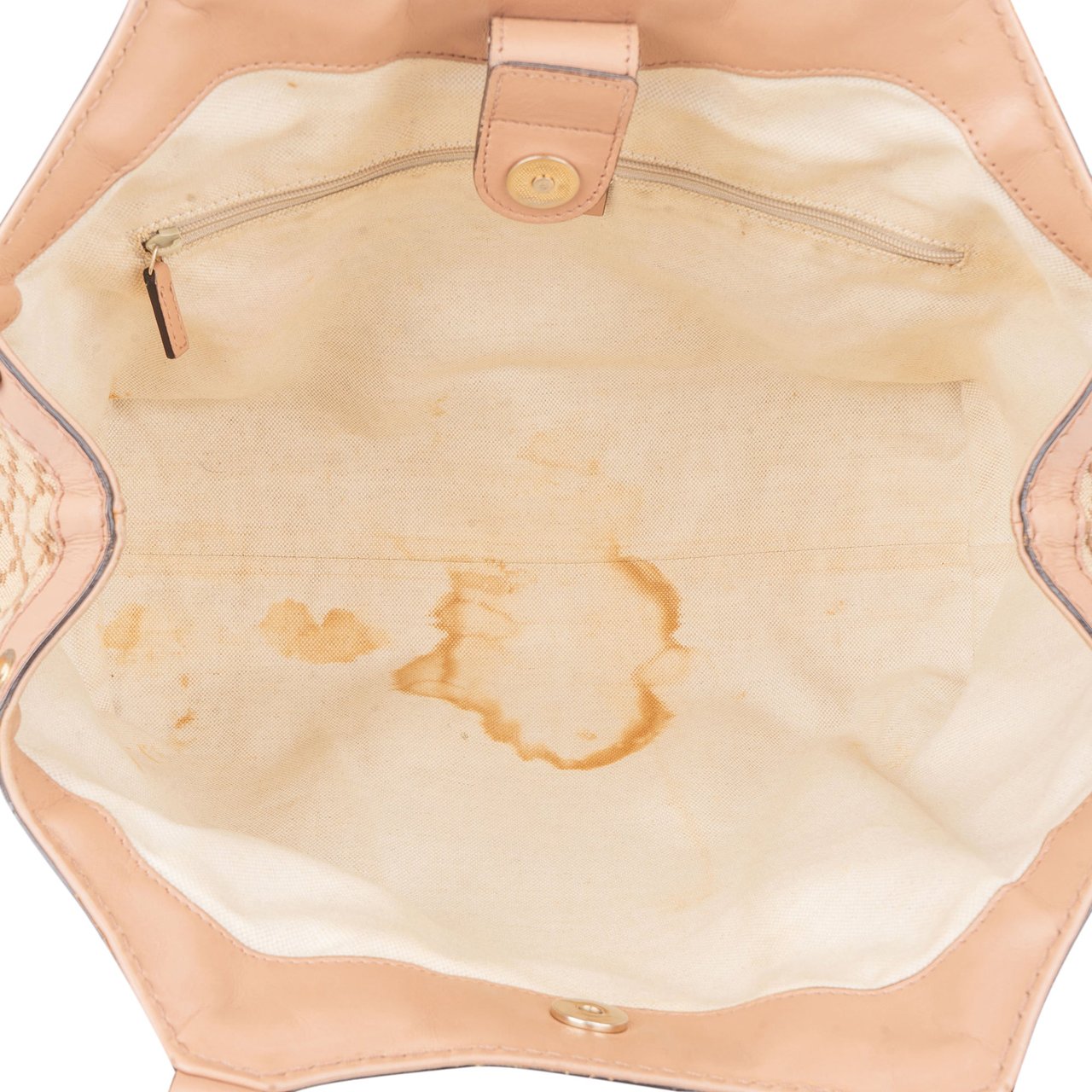 Gucci Gucci Diamante Monogram Sukey Handbag Beige